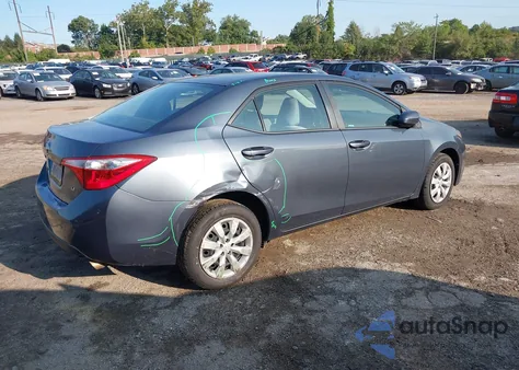 2014 Toyota Corolla Le from USA, damaged, VIN 2T1BURHE2EC172349